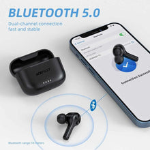 Заредете изображение във визуализатора на галерията – Acefast tws earbudswith docking station with enc (noise reduction) ipx6 bt5.0 t1 black - TopMag

