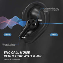 Заредете изображение във визуализатора на галерията – Acefast tws earbudswith docking station with enc (noise reduction) ipx6 bt5.0 t1 black - TopMag
