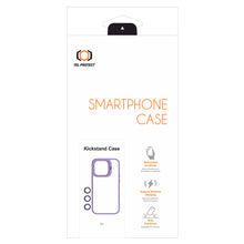 Заредете изображение във визуализатора на галерията – Tel Protect Kickstand case + camera glass (lens) for Iphone 12 Pro Max light purple
