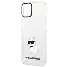 Заредете изображение във визуализатора на галерията – Karl Lagerfeld KLHCP12MHNCHTCT iPhone 12 /12 Pro 6.1&quot; transparent hardcase Ikonik Choupette
