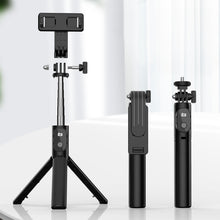 Заредете изображение във визуализатора на галерията – Selfie Stick MINI - with detachable bluetooth remote control and tripod - P20S BLACK
