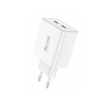 Заредете изображение във визуализатора на галерията – Foneng Wall charger EU50 - 2xType C - PD 35W 3A white
