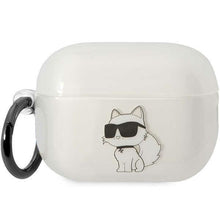 Заредете изображение във визуализатора на галерията – Karl Lagerfeld KLAP2HNCHTCT Airpods Pro 2 cover transparent Ikonik Choupette
