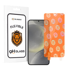 Заредете изображение във визуализатора на галерията – Tel Protect Best Flexible Hybrid Tempered Glass for SAMSUNG GALAXY S24 PLUS
