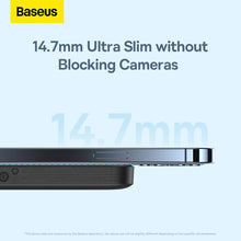 Заредете изображение във визуализатора на галерията – BASEUS power bank magnetic support MagSafe 6000mAh PD 20W PPCX050001 black
