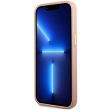 Заредете изображение във визуализатора на галерията – Guess GUHMP14SSAPSTP iPhone 14 6.1" pink/pink hardcase Peony Logo Plate MagSafe
