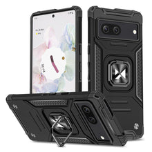 Заредете изображение във визуализатора на галерията – Wozinsky Ring Armor case for Google Pixel 7 armored cover magnetic holder ring black
