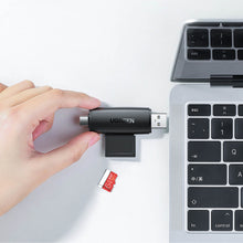 Заредете изображение във визуализатора на галерията – Ugreen adapter SD / micro SD card reader (USB-A / USB-C) black (CM304)
