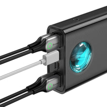 Заредете изображение във визуализатора на галерията – Baseus Amblight power bank 65W 30000mAh Overseas Edition black (PPLG000101)
