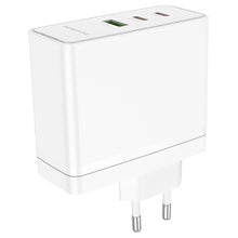 Заредете изображение във визуализатора на галерията – Borofone Wall charger BN11 Imperial - USB + 2xType C - QC 3.0 PD 100W white
