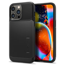 Заредете изображение във визуализатора на галерията – Spigen slim armor гръб за iphone 14 pro black - TopMag
