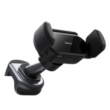 Заредете изображение във визуализатора на галерията – Electric car holder with solar panel for Tesla Model 3 / Y Baseus T-Space - black
