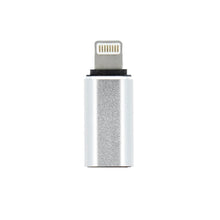 Заредете изображение във визуализатора на галерията – Adapter charger typ c - iphone lightning 8-pin silver - TopMag
