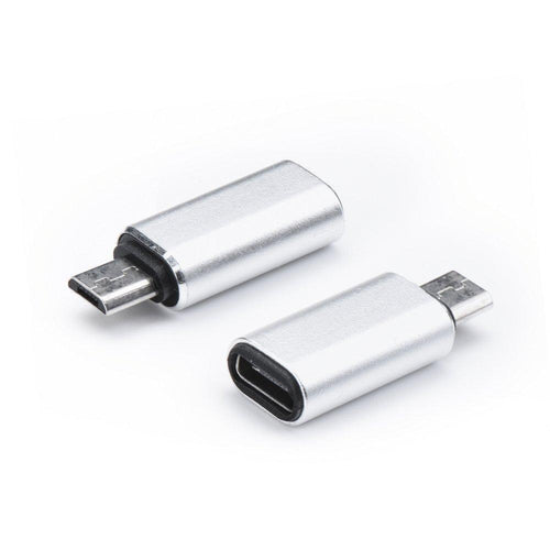 Адаптер Type C към Micro USB сив - TopMag