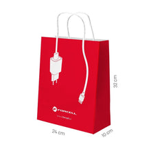 Заредете изображение във визуализатора на галерията – Forcell paper bag red
