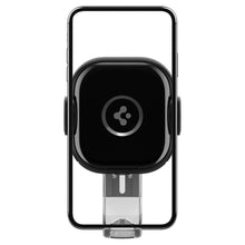 Заредете изображение във визуализатора на галерията – Spigen UTS35W ONETAP UNIVERSAL WINDSHIELD &amp; DASHBOARD CAR MOUNT WIRELESS CHARGER BLACK
