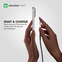 Заредете изображение във визуализатора на галерията – Amazing Thing Induction charger Magsafe Thunder Pro TP16MSV - 15W with Type C to Type C cable grey
