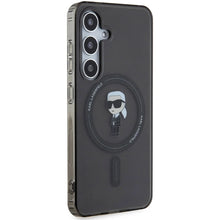 Заредете изображение във визуализатора на галерията – Karl Lagerfeld IML Ikonik MagSafe case for Samsung Galaxy S24 - black
