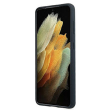 Заредете изображение във визуализатора на галерията – Original faceplate case MERCEDES MEHCS21MSILNA for SAMSUNG S21 Plus (Silicone Line / blue)
