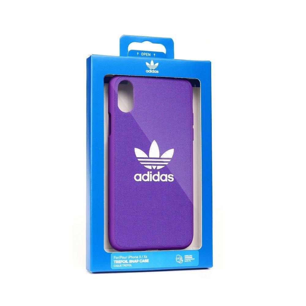Adidas оригинален гръб canvas - iPhone x / xs лилав - TopMag