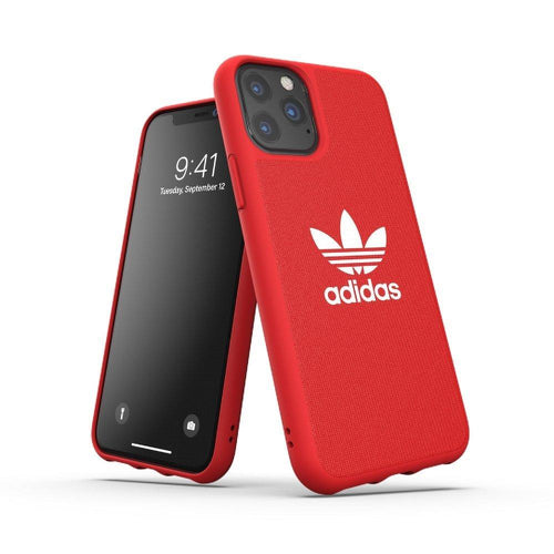Adidas оригинален гръб canvas за iPhone 11 pro ( 5.8 ) червен - TopMag