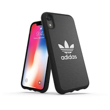 Заредете изображение във визуализатора на галерията – Adidas оригинален гръб canvas за iPhone xr черен/бял - TopMag
