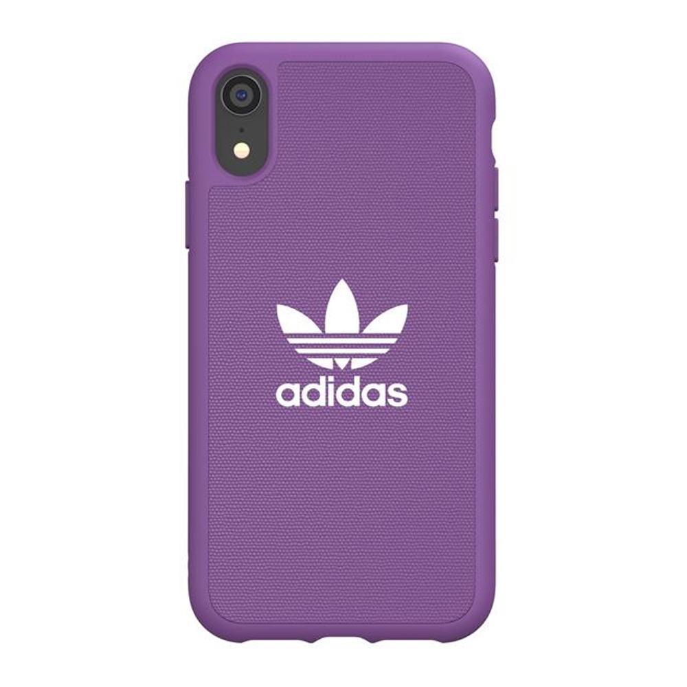 Adidas оригинален гръб canvas за iPhone xr лилав - TopMag