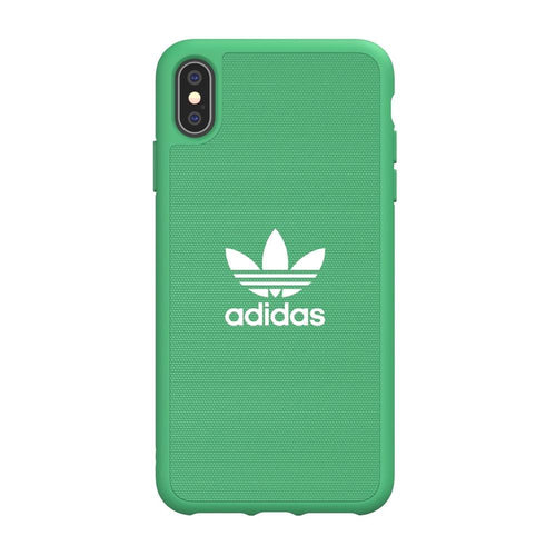 Adidas оригинален гръб canvas за iPhone xs max зелен - TopMag