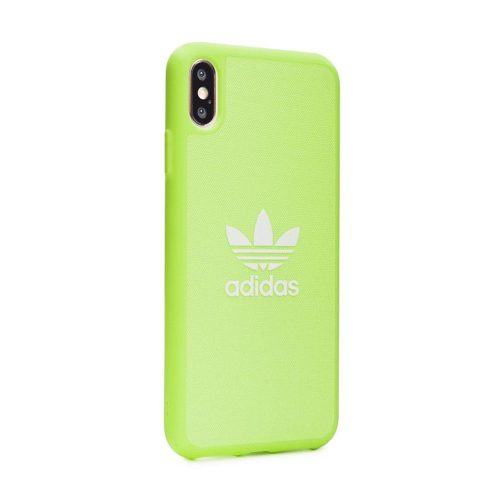 Adidas оригинален гръб canvas за iPhone xs max жълт - TopMag