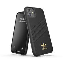 Заредете изображение във визуализатора на галерията – Adidas оригинален гръб premium за iPhone 11 ( 6.1 ) черен - TopMag
