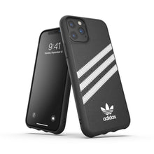 Заредете изображение във визуализатора на галерията – Adidas оригинален гръб pu за iPhone 11 pro ( 5.8 ) черен / бял - TopMag
