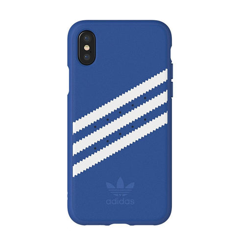 Adidas оригинален гръб велур - iPhone x / xs син - TopMag
