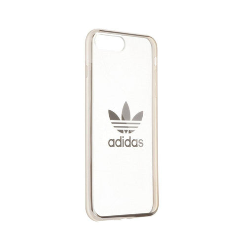 Adidas оригинален гръб за iPhone 7 plus/8 plus прозрачен/сребърна рамка - TopMag