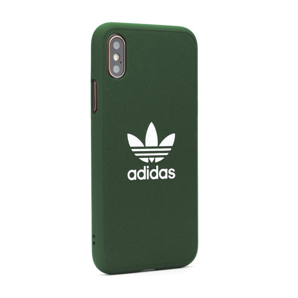 Adidas оригинален гръб за iPhone xs max зелен - TopMag