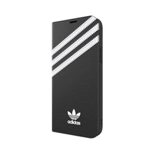 Заредете изображение във визуализатора на галерията – Adidas originals booklet гръб за iPhone 12 / 12 pro black white - TopMag

