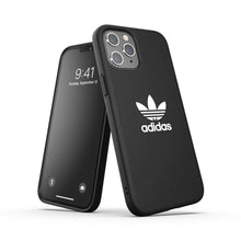 Заредете изображение във визуализатора на галерията – Adidas originals moulded case basic for iPhone 12 pro max black white - TopMag
