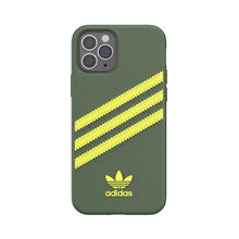 Заредете изображение във визуализатора на галерията – Adidas originals moulded гръб за iPhone 12 / 12 pro wild pine / acid yellow - TopMag
