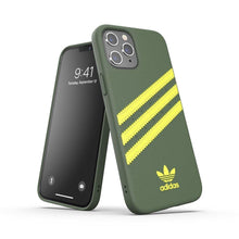 Заредете изображение във визуализатора на галерията – Adidas originals moulded гръб за iPhone 12 pro max wild pine / acid yellow - TopMag
