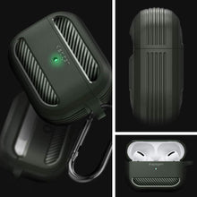 Заредете изображение във визуализатора на галерията – Spigen RUGGED ARMOR Apple AIRPODS PRO 1 MILITARY GREEN

