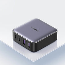 Заредете изображение във визуализатора на галерията – Ugreen Nexode fast desktop charger GaN 2xUSB-C / 2xUSB-A 65W gray (CD327)
