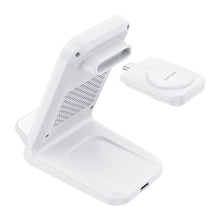 Заредете изображение във визуализатора на галерията – Choetech T608 15W 4in1 induction charging station - white
