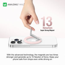 Заредете изображение във визуализатора на галерията – Amazing Thing Ring Titan Mag Magnetic holder stand IGTMBK pink

