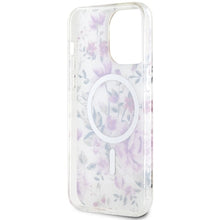 Заредете изображение във визуализатора на галерията – Original Case GUESS hardcase Flower MagSafe GUHMP14XHCFWST for Iphone 14 Pro Max transparent
