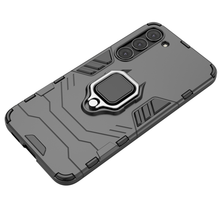 Заредете изображение във визуализатора на галерията – Ring Armor case for Samsung Galaxy S23+ armored cover magnetic holder ring black
