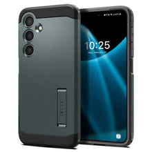 Заредете изображение във визуализатора на галерията – Spigen Tough Armor case for Samsung Galaxy S24 - dark green

