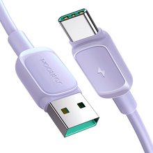 Заредете изображение във визуализатора на галерията – USB cable - USB C 3A 1.2m Joyroom S-AC027A14 - purple
