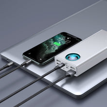 Заредете изображение във визуализатора на галерията – Baseus Amblight powerbank 65W 30000mAh Overseas Edition white (PPLG000102)
