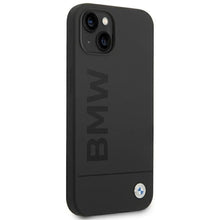 Заредете изображение във визуализатора на галерията – Original faceplate case BMW BMHMP14SSLBLBK for iPhone 14 (Metal Logo + MAG / black)
