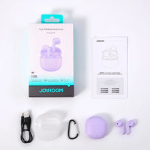 Заредете изображение във визуализатора на галерията – TWS Joyroom Funpods Series JR-FB1 Bluetooth 5.3 wireless headphones - purple
