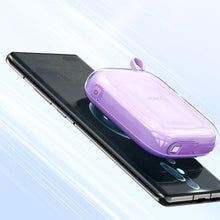 Заредете изображение във визуализатора на галерията – Joyroom powerbank 10000mAh Jelly Series 22.5W with built-in USB C cable purple (JR-L002)
